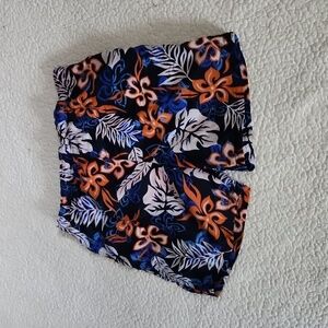 Sand N Sun tropical Hawaiian print mens swimming trunks